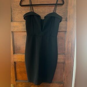 Charlotte Russe Black Strapless Dress